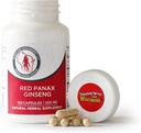 Dairyland Management LLC 100% autentiske koreanske røde panax Ginseng kapsler -500 mg. Potent Ground Ginseng Root Extract Powder - Ingen Fillers, Binders eller andre tilsætningsstoffer. (150 ct)