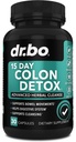 Colon Cleanser Detox til Vægt Flush - 15 dages Intestinal Rengøring piller & Probiotiske - Hurtig naturlig Laxative for Forstoppelse Relief - Tågebevægelse Kosttilskud til Mave Bloating, Gut Loss Support