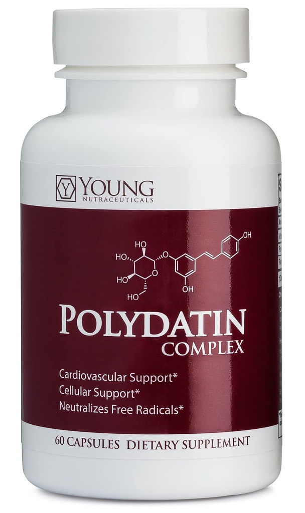 Miraca YoungNutra Polydatin Complex med Resveratrol- High Absorption - 60 kapsler