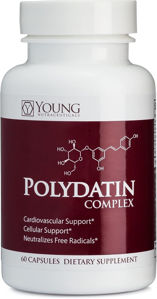 Mirica YoungNutra Polydatin Complex with Resveratrol- High Absorption - 60 Capsules
