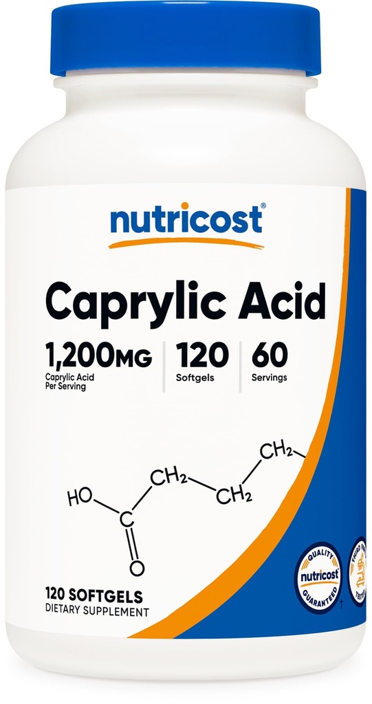 Nutricost captural acid 1200mg, 120 Softgels