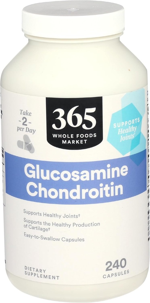 365 af Whole Foods Market, Glucosamine Chondroitin, 240 Count