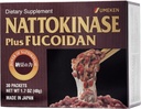 Nattokinase Plus Fucoidan til Circulatory Support, 2500FU Natto, Blood Circulation Supplements, Odor Free & Easy to Take Nattokinase Supplement, Okinawan Fucoidan, 1 Måned Supply, 30 Count, Pack of 1