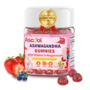 Ashwagandha Gummies for Stress Relief & Clam with Magnesium + Vitamin D – 90 Count Sugar-Free, Vegan Ashwa Supplements