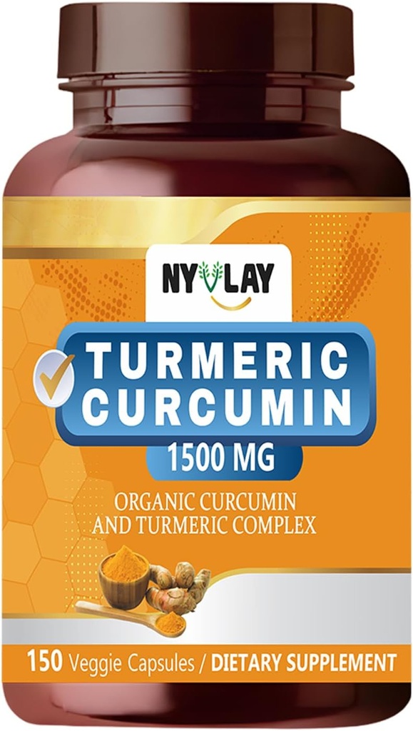 Gurkemeje 1500 MG 150 Kapselkapsler 124; Kosttilskud 124; Ekstra styrke Natural Formulering