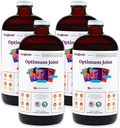 LIQUIDHealth Optimum Fælles Support Flydende Multivitamin med Glucosamin, Chondroitin, MSM, Hyaluronsyre - Forøg mobilitet, Joint Comfort, til løbere og atleter - Made in USA, Vegan (4 Pack)