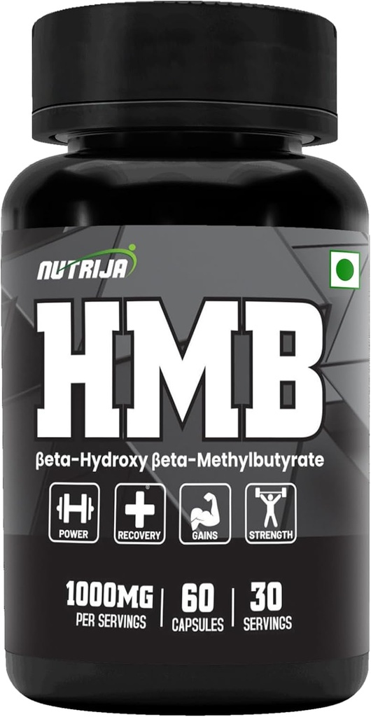 HMB 1000MG kapsler (beta- Hydroxy beta- methylbutyrat) - Pure HMB (60 kapsler)