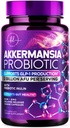 Akkermansia Muciniphila Probiotic Supplement - 2 Millioner AFU Live Strain Probiotika til mænd og kvinder - Understøtter Intestinal fordøjelse & Gut sundhed - Forsinket udgivelse, Natural GLP-1 Support - 60 kapsler
