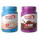 Bundle of Premier Protein 100% Whey Powder Tubs, Chokolade Milkshake + Vanilla Milkshake