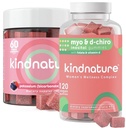 kindnature Myo-Inositol & High Kalium Supplement Bundle - Hormonal Sundhed & Muscle Support Gumier