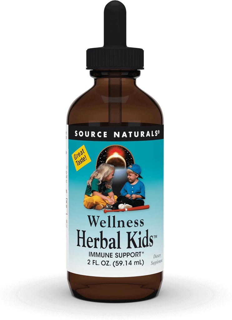 Source Naturals Wellness Herbal Kids, for immunsystemet support * - 2 Fluid oz