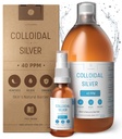 Premium kolloid sølv ● Optimal koncentration Formel, mindre partikler, bedre resultater ● Laboratory Certified ● Flydende sølv Lavet i EU ● Free Spray Flaske at fylde & Ebook (34 fl oz)