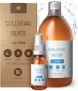Premium kolloid sølv ● Optimal koncentration Formel, mindre partikler, bedre resultater ● Laboratory Certified ● Flydende sølv Lavet i EU ● Free Spray Flaske at fylde & Ebook (34 fl oz)
