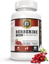 Berberine HCL 1200mg Premium, Ultra High Renhed, Pure 60 Kapsler - Berberine supplement, Understøtter immunsystem, Berberine Plus forstærket med Bitter Melon Fruit & Banaba Leaf Extract