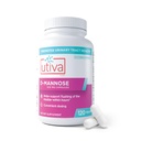 Szio + Utiva D- Mannose 500mg kapsler - naturligvis Flush Blogen og Urinary Tract - UTI Avoidance - D Mannose Kosttilskud til kvinder - Understøtter Urinary Tract Infektion behandlinger, 120 Kapsler