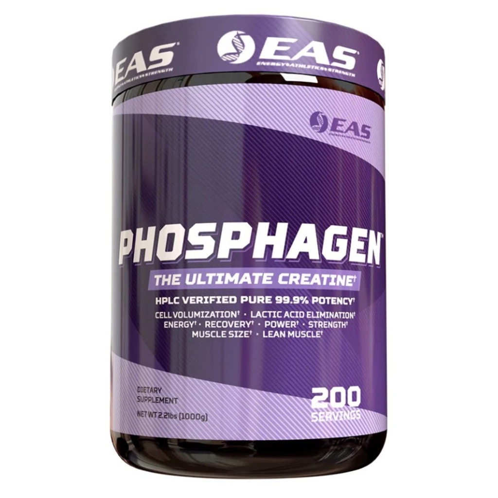 EAS Phosphagen Ultimate Creatin Powder Depot124; Power, Strength, Muscle Size, & Cell Volumisation Depot124; Pure 99,9% Potency Depot124; 200 Servere (Unflavored)