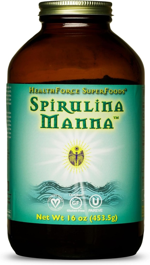HealthForce SuperFoods Spirulina Manna - Pulver - 16 Oz
