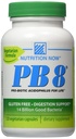 Nu PB 8 Pro- Biotic Acidophilus kapsler, Vegetarisk, 120- Count Flasker 60 Servering