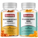 Kalium Magnesium Gummier, Kalium Chlorid 500mg, Magnesium Glycinat 300mg, Mineraltilskud til familie