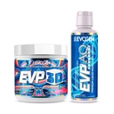 Evogen EVP 3D + EVP AQ Bundle | Stim Free Pre Workout Powder & Liquid Glycerol Volumizer for Men & Women | Beta Alanine, Creatine, Nitric Oxide & Hydration Formula | Sour Candy + Unflavored
