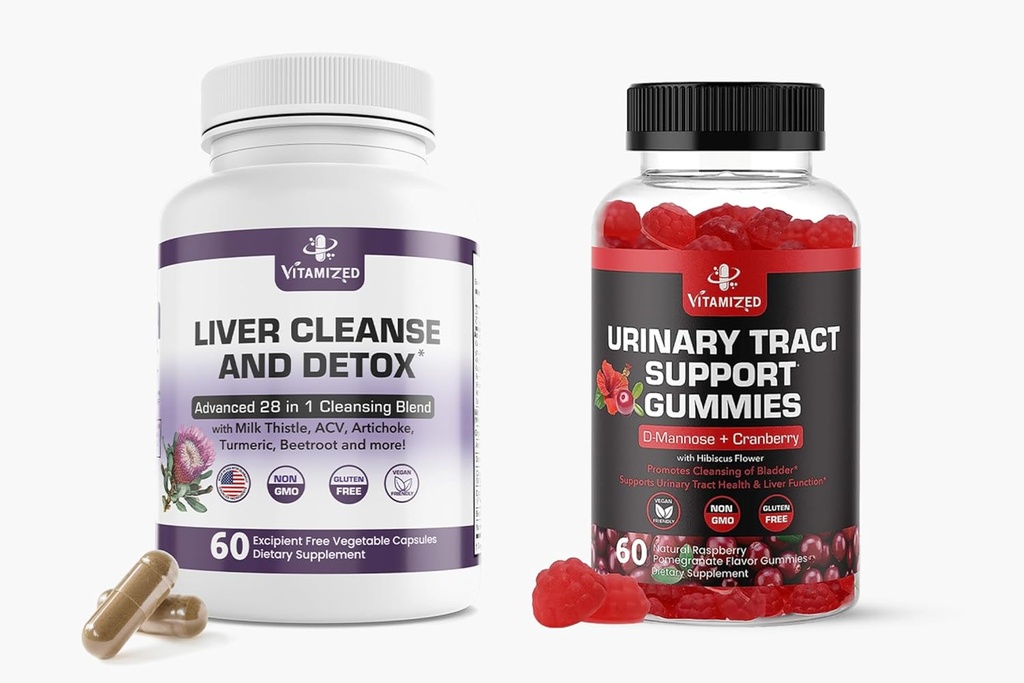Omfattende Wellness Duo: Lever Rengøring & Urinary Tract Support
