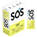 SOS Hydration Electrolyte Powder Sticks | Low Sugar Rapid Hydration | Keto Friendly (8 Servings, Lemon)