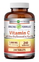 Amazing Formulas Vitamin C with Rose Hips and Citrus Bioflavonoids | 240 Tablets Supplement | Non-GMO | Gluten Free | Made in USA