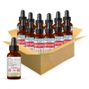 Urtepapaya Kids Calm Support Liquid Extract 1oz med Magnesium Glycinate, Magnesium Citrate, Kids Multivitamin - Magnesium til børn - 1oz Flaske, 12 Enheder