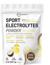 Micro Ingredients Electrolytes Powder, 2 lbs | 95 Servings | Sugar Free Workout Hydration | Potassium, Sodium, L-Glutamine, Beta-Alanine, & More | Natural Coconut Water | Pineapple Piña Colada Flavor