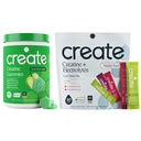 Create Creatine Gummies & Creatine + Electrolytes Bundle - Creatine Monohydrate, NSF Certified for Sport, 90ct Sour Green Apple Gummies + 30ct Variety Stick Packs