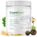 DigestSync Digestion Supplement for Gut Health - Natural Powder for fordøjelsesstøtte, Bloating Relief for kvinder & mænd, 100% Natural Green Powder - 1 Måned Supply