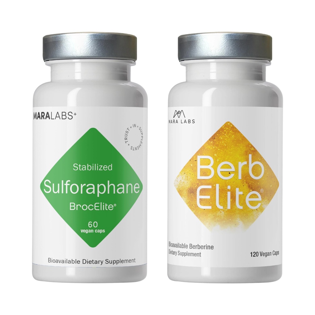 Mara Labs Plus, 60 kapsler, og BerbElite, 120 kapsler
