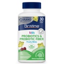 Biostime Kids Prebiotic & Probiotic Gummies (Ages 4+) | Probiotics for Kids | Includes 2 Billion CFU to Support Digestive Health| No added sugar Fruity Bites | Free from Top 9 Allergens |50 Count