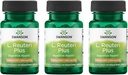 Swanson L. Reuteri Probiotic Plus w / L. Rhamnosus L. Acidophilus & FOS Prebiotisk fordøjelsesstøtte - fremmer Gut Health w / 7 Millioner CFU per kapsel - (30 Veggie kapsler) (3 Pack)