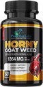 Horny Geat Weed Extra Strength w. Maca, L- arginin, Ginseng, Boost Performance, Stamina, Energy, Non- GMO, 60 Kapsler