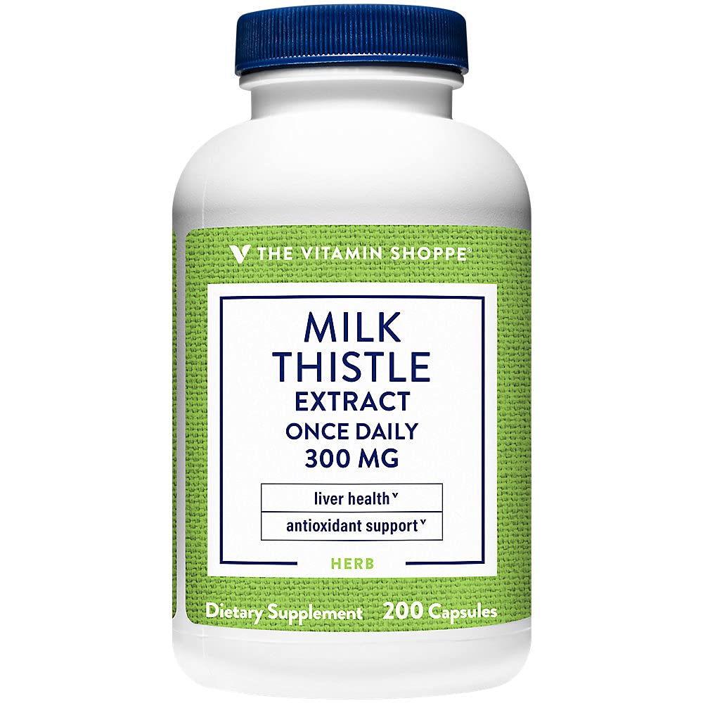 The Vitamin Shoppe Milk Thistle Extract 300 MG (200 kapsler)