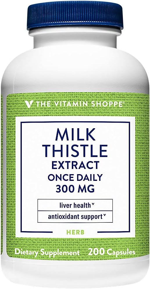 The Vitamin Shoppe Milk Thistle Extract 300 MG (200 kapsler)