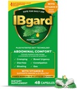 IBgard med D-vitamin, pebermynte oliekapsler, understøtter immunforsvar og GI sundhed, 48 kapsler (eksklusive)