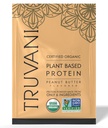 Truvani Vegan Pea Protein Powder Shutter 124; Jordnøddesmør 124; 32.7g Organic Plant Based Protein