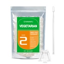 wananfu størrelse 2 Tomme kapsler Vegetarisk (100 Greve) Bundle med 2 Micro Lab skeer, Clear Fillable Veggie piller kapsler størrelse 2 til at lave dine egne kosttilskud