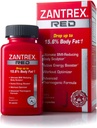 Zantrex Red Fat Burner & Active Energy Booster Supplement 124; Understøtter Body Skulpting, øget fokus og workout ydeevne; 124; 56 kapsler