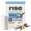 Rise Grass- Fed Whey Protein Powder - Vanilla ttesmå 124; 25g Protein Ingen kunstige Artificielle Artikker, Farver, eller Konserveringsmidler - Sugar Free, Gluten- Free, Soy Free (Single Serving, 1 Pack)