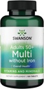 Swanson Geromulti Uden jern (Multivitamin til seniorer) 100 Tabs