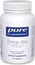 Ren indkapsling Energi Xtra Note 124; Adaptogen Formel til Stamina *