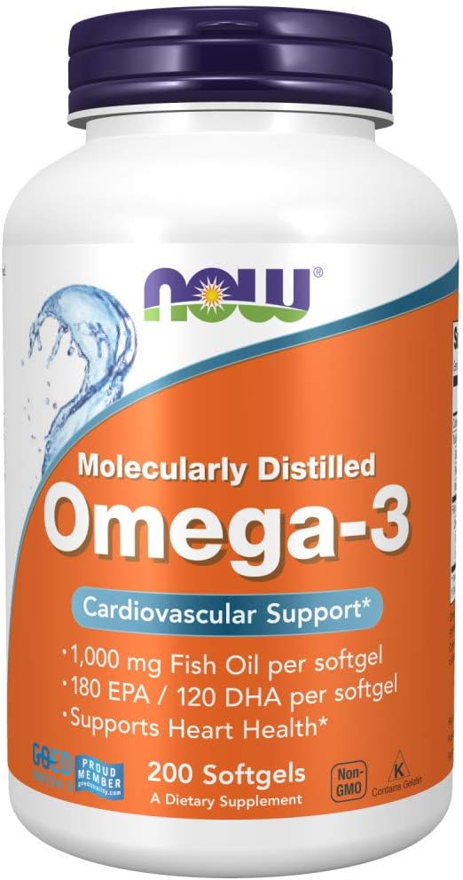 Now Foods OMEG-3 FISH OIL 200 Softgels