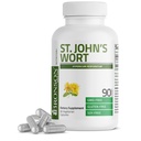 Bronson St. John 's Wort 700 MG per servering Hypericum Perforatum Understøtter et positivt mod - Non- GMO, 90 Vegetariske kapsler