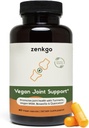 Gurkemeje, Vegansk MSM, Boswellia, Quercetin - Vegansk Fælles Support, fremmer fælles mobilitet og fleksibilitet, funktion og komfort, brusk reparation, jævn bevægelse, sund aldring (60Ct / 30Day)