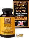 Humic & Fulvic acid supplement kapsler - Organic Plant- baseret syre Fulvic supplement med Fulvic- Humic Mineral Blend for Detox & Absorption 60 læ