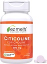 EZ smelter opløselig citicolin Supplement 250 mg, sukkerfri, 2-måneders forsyning - 1 pakke