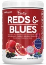 PEScience Reds & Blues Superfoods Powder, 30 Servering, Myo- Inositol Supplement, Beet Root Powder, Pomegranat og Acai Extract, Frysetørret Antioxidant Fruit Blend